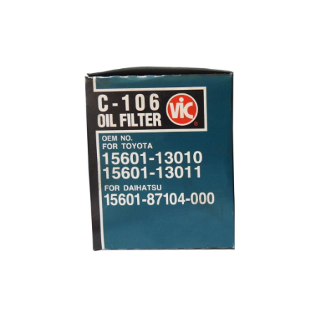 Vic C-106 Oil Filter For Toyota Revo Diesel