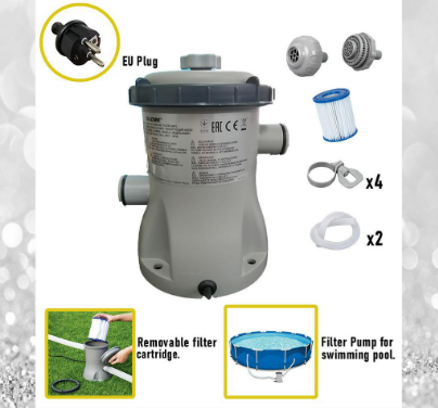 58381 FLOW CLEAR ORIGINAL FILTER FOR BESTWAY BST-56405 SWIMMING POOL CLAEN POOL WATER REPALCEABLE F