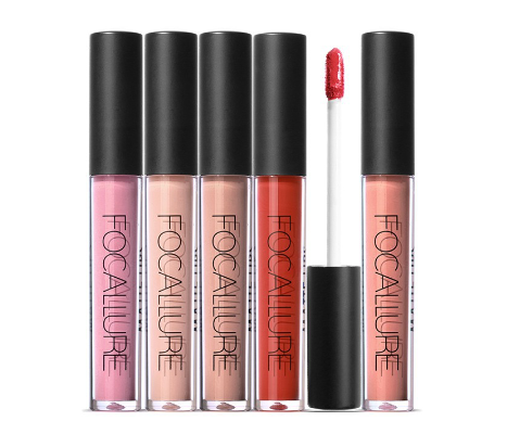 FOCALLURE 12 Warm Nude Colors Easy to Wear Liquid Lipstick