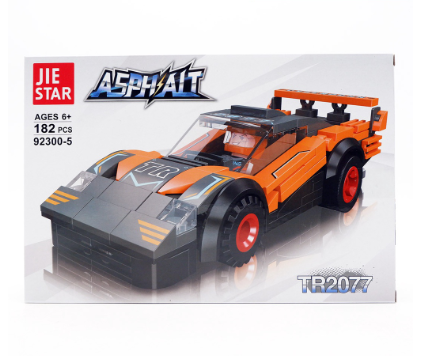 Jie Star Blocks Asphalt TR2077 182 pcs Building Blocks