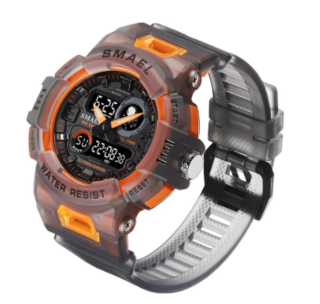 Original Luxury Fashion Spaceman Watch Men Women Waterproof Luminous Watch Sports Watch ORANGE