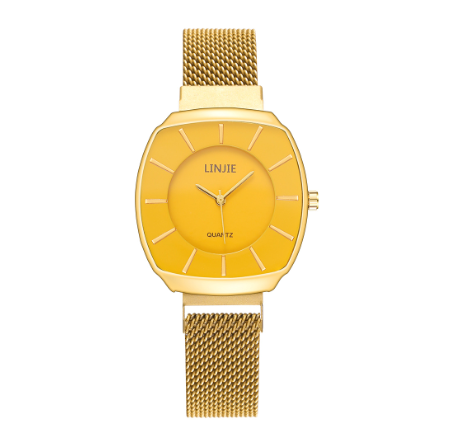 ew style magnetic buckle mesh strap quartz watch Simple and fashionable couple watch Trendy European and American 02