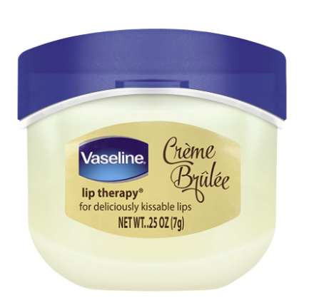 Vaseline Lip Therapy Creme Brulee Lip Balm Mini with Petroleum Jelly 7g