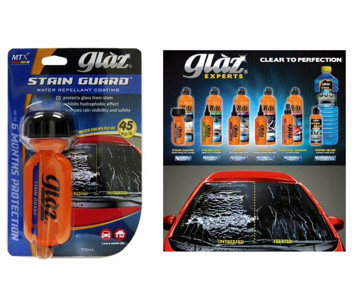 Glaz Stain Guard - Water Repellant Coating (Hydrophobic)