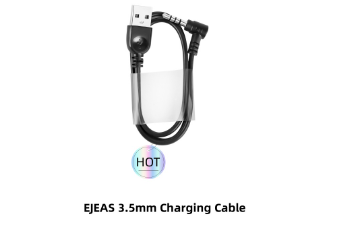 EJEAS Bluetooth Intercom headset 3.5mm Round hole Charging cable for Shoei AGV KYT Yamaha Honda Forza 250q