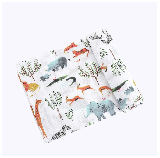 Cotton Baby Swaddle Blanket Play Mat Stroller Nursing Cover B10