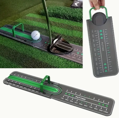 1pc Golf Precision Practice Trainer, Golf Training Aid, Golf Precision Distance Putting Alignment Trainer
