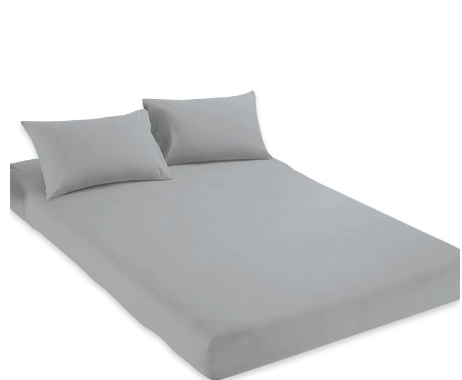 Socone 3IN1 US Cotton Double Size Bedsheet Set 54*75+7.8 Fitted Sheet 4312-54