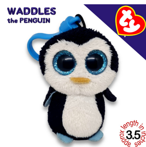 TY Key Clips-Chains Bag Charm Hanging Plushie Stuffed Toy Collection TYCC24