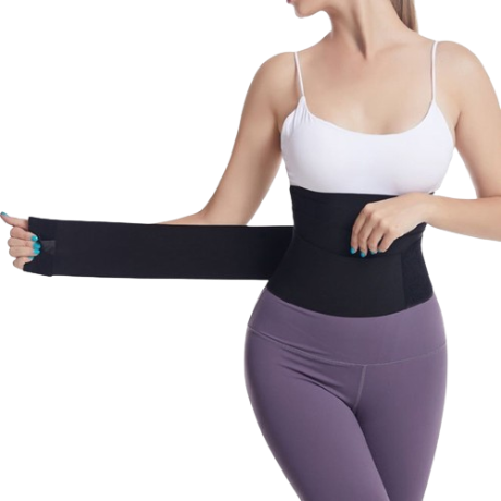 Lovito Women Wrap Shapewear LNE31252 (Black)