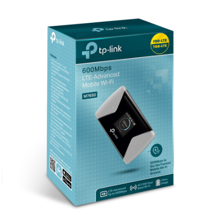 Tp-Link M7650 600Mbps LTE-Advanced Mobile Wi-Fi M7650