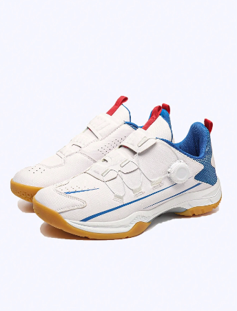Slip-Resistant Rubber Sole Unisex Sports Shoes For Badminton, Volleyball, Tennis, Ping Pong & Casual Wear