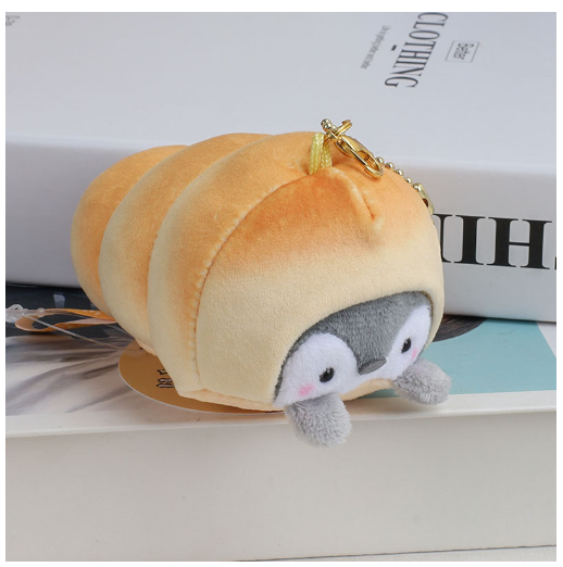 Koi Penguin Plush Doll Small Pendant Bag Pendant Charm Doll Keychain Toy Doll F37