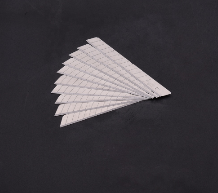 Harden 570341 10Pcs 9x80mm Cutter Blade (Professional) Sk5 Steel Blades Hand Paper