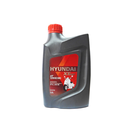 Hyundai Xteer 4T API SL JASO MB 10W40 Synthetic Scooter Motorcycle Engine Oil (0.8 Liter)