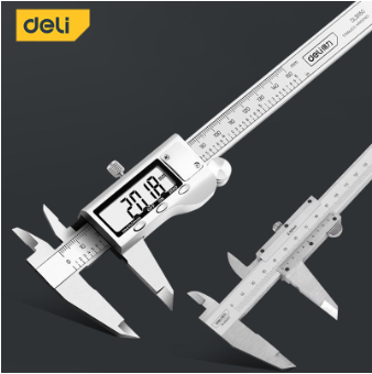 Deli 0-150mm LCD Digital Steel Vernier Caliper Slide Caliper Vernier Ruler EDL91150/EDL92150