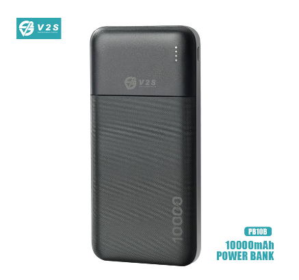V2S PB10B 10000mah Dual Input Output Slim Fast Charger Portable Power Bank