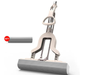 Hand Wash-Free Lazy Sponge Mop Household Wet And Dry Water Absorption Mop Mop Large Mop