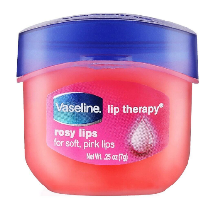 Vaseline Lip Therapy Rosy Lips Lip Balm Mini with Petroleum Jelly 7G