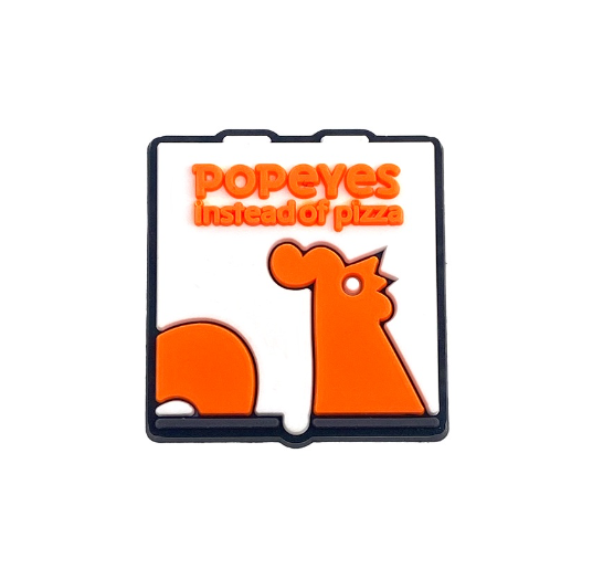 Cartoon Hamburger Food Croc Accessories Fried Chicken Jibbits Charm Popeyes Fries Jibits Crocs for Women Shoe Charms Pins Decoration f18