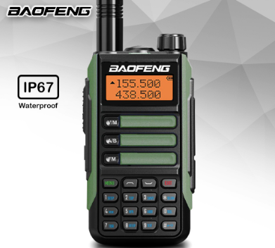 Baofeng UV-16 VHF/UHF Dual Band Waterproof Two-Way Radio Green