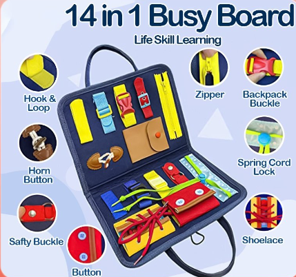 Children's board toys Montessori toys basic skills for children educational learning toys