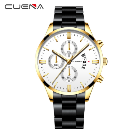 Cuena Men's Watch Leisure Sports Quartz Waterproof Watch 845S 0016