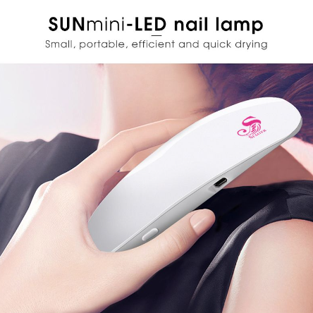 Semier MJ-01 6W Sun Mini Lamp Nail Gel Dryer Machine UV Led Lamp For Nail Dryer Lamp 4.8
