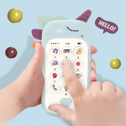 Baby Phone Toys Telephone Teether Music Voice Toy Early Educational Learning Machine Children Gift