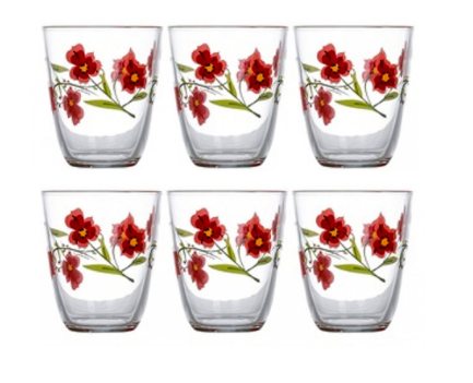 Neo Anthia 6pcs 31cl High Ball Drinking Glass Set