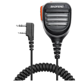 Baofeng Walkie-Talkie Hand Microphone for UV-5R UV-82 BF-888S Handheld Transceiver K head Universal