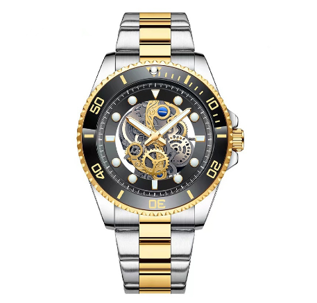 Original Luxury Fashion Hollow Business Quartz Men's Watch Waterproof Luminous Men's Stainless Steel Watch M2