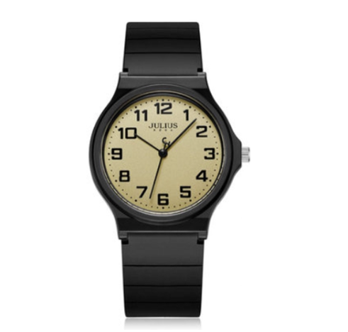 JULIUS Small Black Female Quartz Waterproof Watch Ja 1055 2