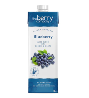The Berry Company Blueberry Juice 1L