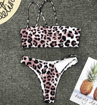 SINO.TREND One Shoulder Bikini Set Female Cut Out Solid Asymmetrical Swimsuit Women Swimwear Two-Piece