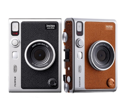 Fujifilm Instax Mini Evo Hybrid Instant Film Camera with Built-In Mini Instant Film Direct Printer