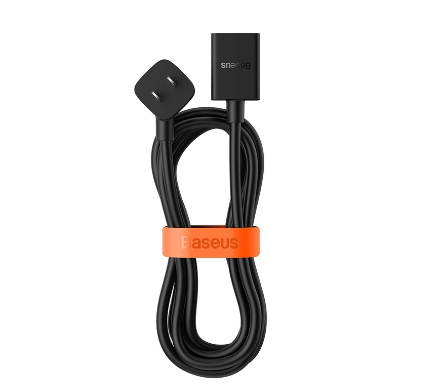Baseus Mini Power Strip 2500W Power US Extension Plug 1m Male Plug To Female Socket Power Extension Cable