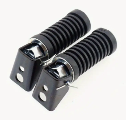 "Slip-Resistant" Universal Motorcycle Foot Pegs - Anti-Slip, Durable Steel Construction For Street Bikes