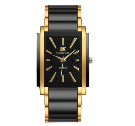 Oupai genuine rectangular dial ceramic steel band quartz watch men's fashion simple temperament men's watch M6