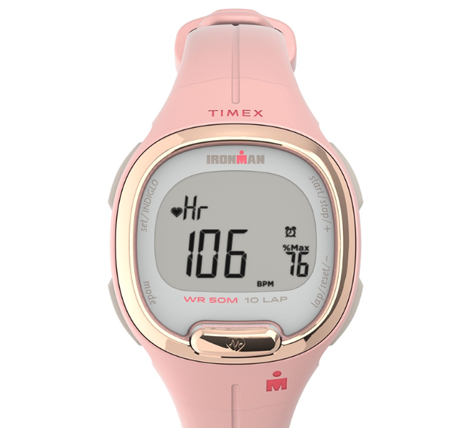 Timex Im Transit Pink Resin Digital Watch For Women TW5M48100