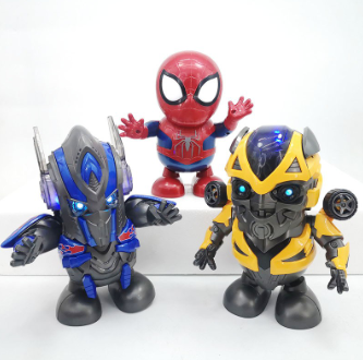Dancing Bumblebee and Marvel Characters, Electric Music Toys