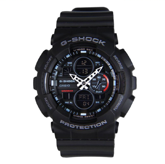Casio G-Shock Black Resin Watch For Men CGA-140-1A1DR