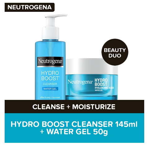 Neutrogena Hydro Boost Cleanser 145ml + Water Gel 50g