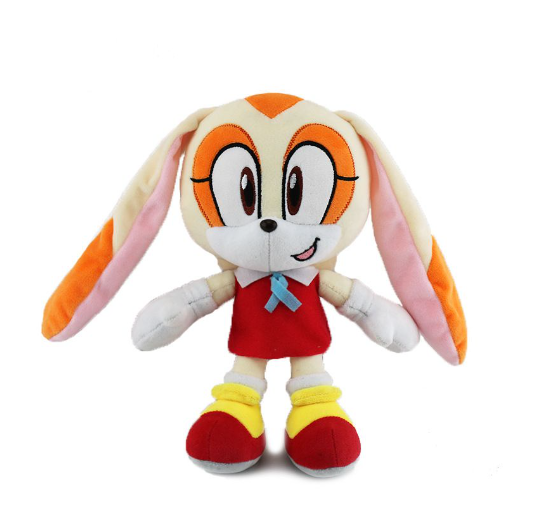 Ready-Made Stock 25cm Sonic Hedgehog Shadow Amy Rose Knuckle Tail Plush Toy Plush Doll S3