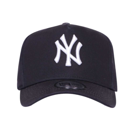 New York Yankees MLB White Logo Navy