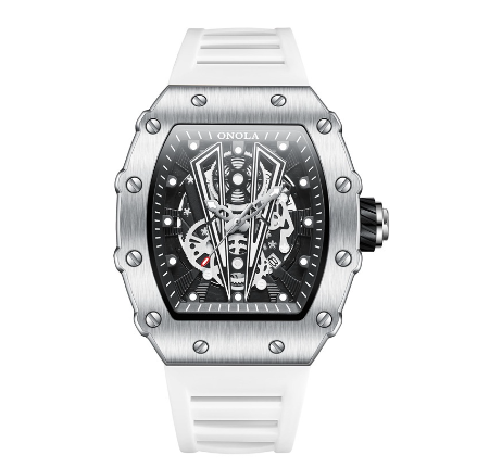 ONOLA 3826 Fashion Trend Casual Waterproof Quartz Men's Watch Silicone Band Sports 4