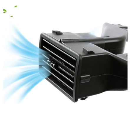 ABS Black Car Back Seat Air Conditioning Outlet Blinds Extension Tube Fit For Subaru Forester Legacy XV Outback 2009-2019 2Pcs