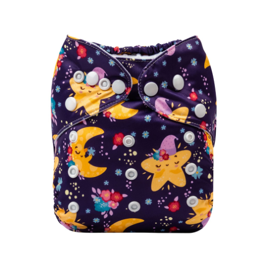 Alva Baby Cloth Diapers Washable Pocket Nappy Diaper for Newborn Without Insert N18