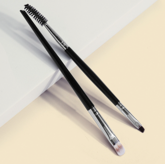 MAANGE 2Pcs Eyebrow Eye Shadow Brush Makeup Blending Brush 51045