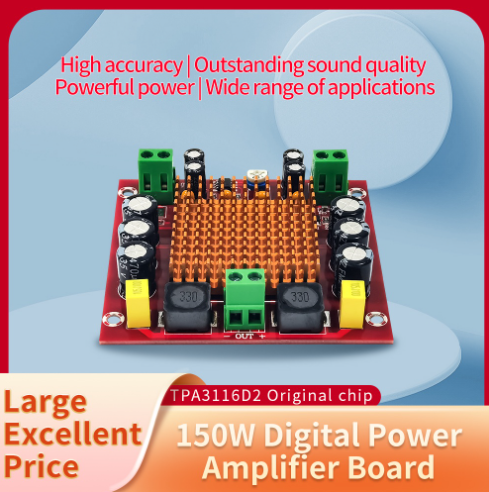 Xh-M544150W Digital Amplifier Board Tpa3116Da Mono Power Supply Digital Amplifier